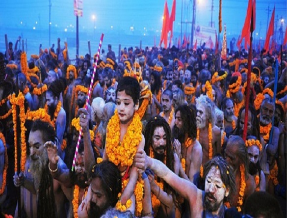 Naga Sadhus in Prayagraj
